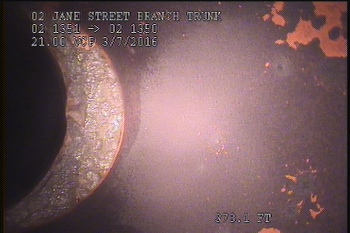 Downstream Manhole, Survey Ends - 2:50AM=ABANDONED MH=CAPPED