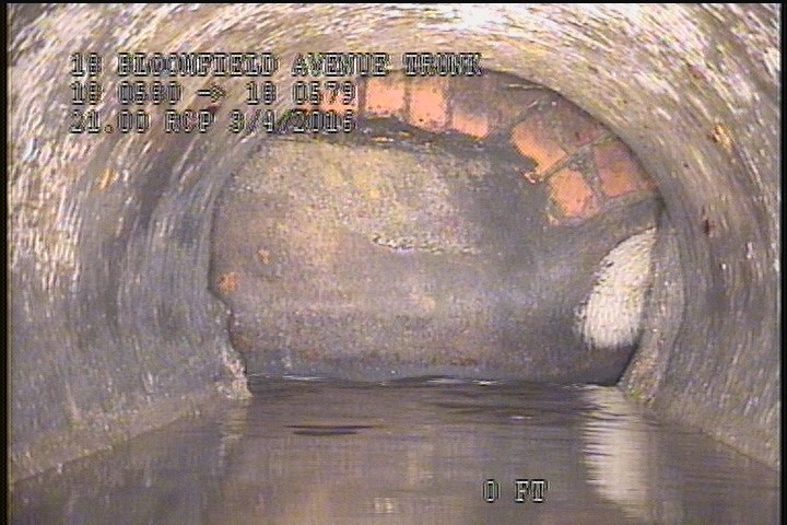 Upstream Manhole, Survey Ends - ABLE TO ZOOM IN TO MH. 579