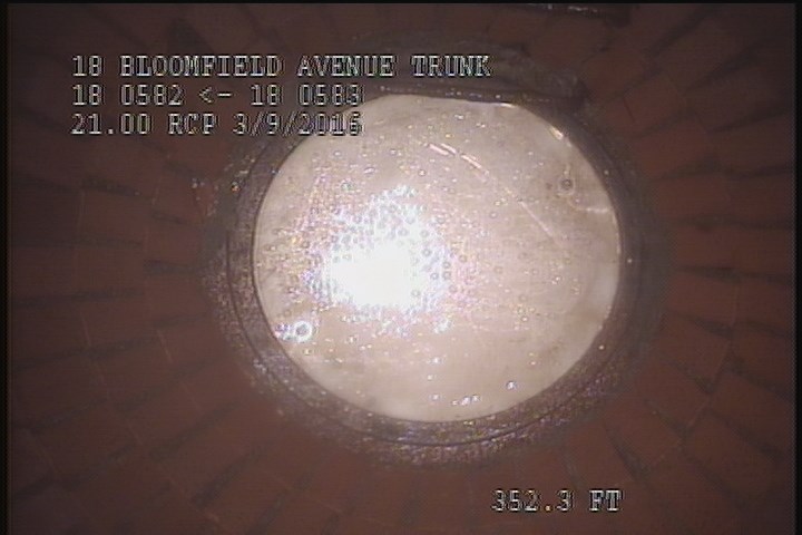 Upstream Manhole, Survey Ends - 9:26 AM
