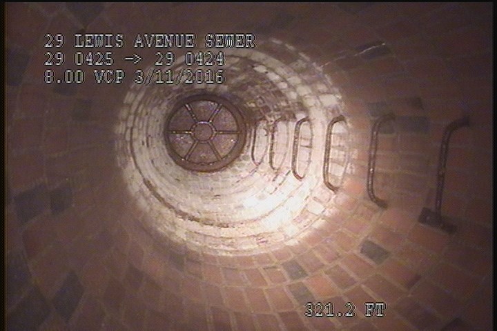 Downstream Manhole, Survey Ends - 11:40PM