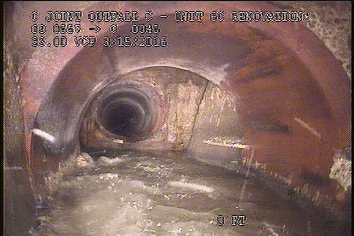 Upstream Manhole, Survey Begins - 1:15 PM