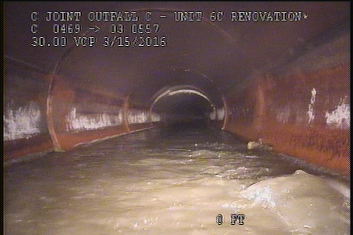 Upstream Manhole, Survey Begins - 12:59 PM