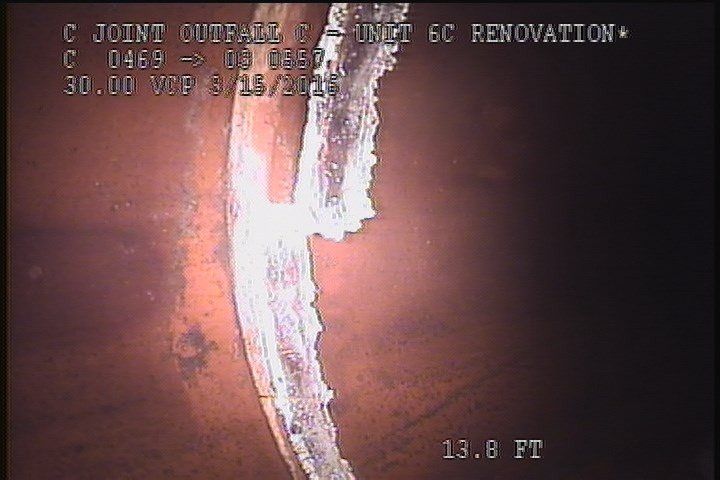 General Observation - JOINT MATERIAL PEELING/FLAKING, START