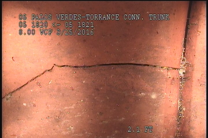 General Photograph - FRACTURE, BROKEN PIPE AS YOU TRACTOR IN THE FIRST 2 FEET