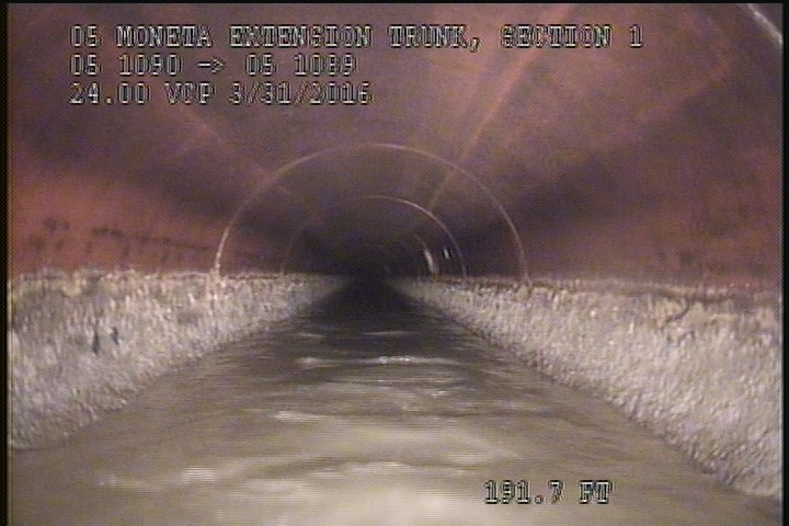 Deposits Attached Grease, 5 %of cross sectional area, from 03 to 09 o'clock, , within 8 inches of joint: YES, Start