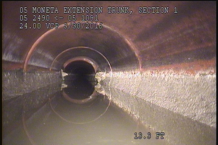 Deposits Attached Grease, 5 %of cross sectional area, from 03 to 09 o'clock, , within 8 inches of joint: YES, Start