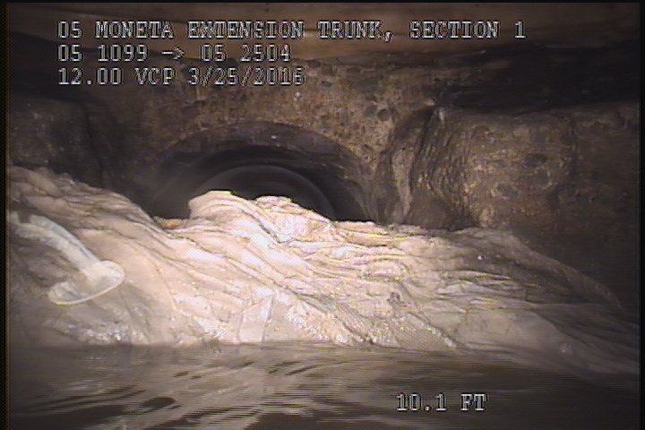 Deposits Settled Other, 50 %of cross sectional area, from 03 to 09 o'clock, , within 8 inches of joint: NO - PAPER DEBRIE