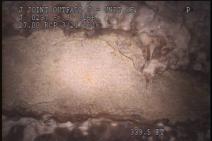 Surface Spalling, from 09 to 03 o'clock, within 8 inches of joint: YES - PEELING LAITANCE COAT