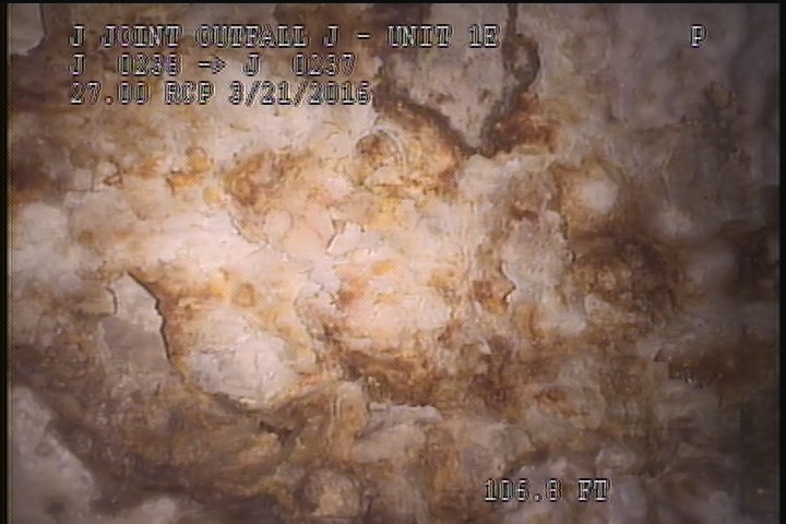 Surface Spalling, from 09 to 03 o'clock, within 8 inches of joint: YES - BLISTERING LAITANCE COAT