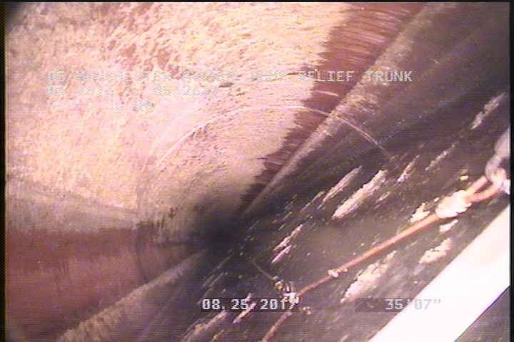 Deposits Settled Other, 10 %of cross sectional area, from 03 to 09 o'clock, , within 8 inches of joint: YES, Start - DEBRIS