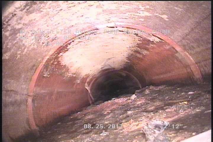 Deposits Settled Other, 40 %of cross sectional area, from 03 to 09 o'clock, , within 8 inches of joint: YES, Start - DEBRIS