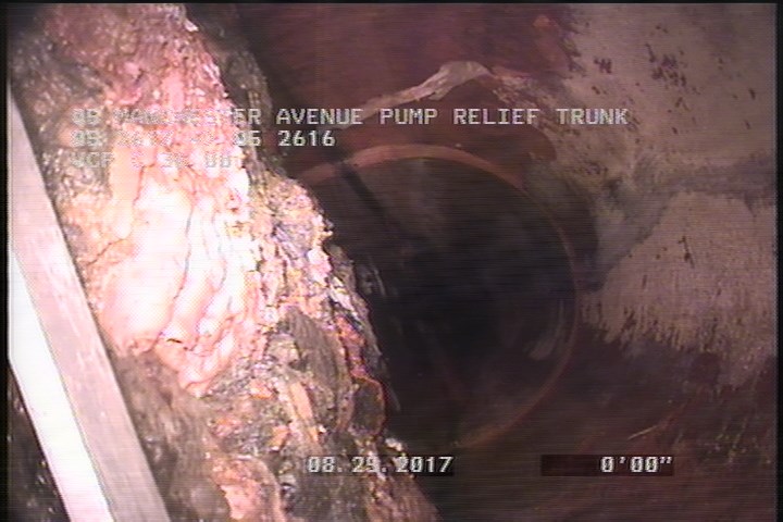 Deposits Settled Other, 40 %of cross sectional area, from 03 to 09 o'clock, , within 8 inches of joint: YES, Finish - DEBRIS