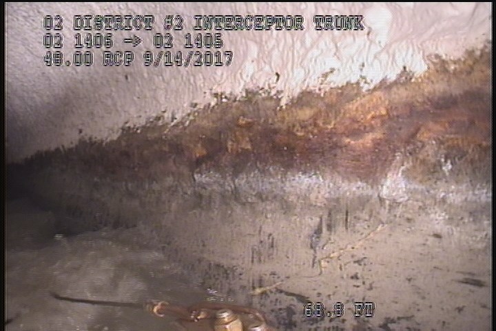 General Observation - AREA OF NO MAG COAT POSSIBLE WASHED AWAY