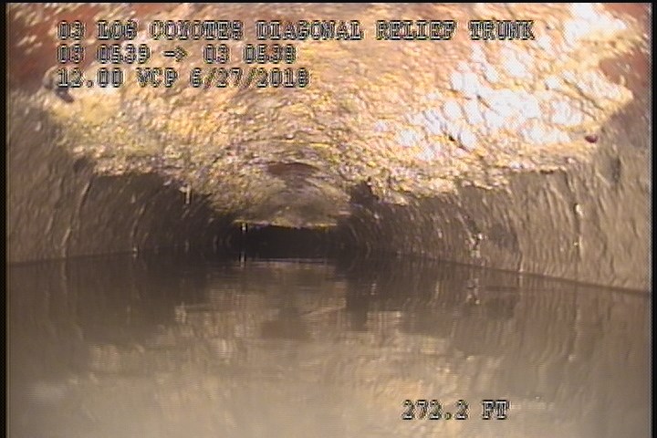 Deposits Attached Grease, 20 %of cross sectional area, from 10 to 02 o'clock, , within 8 inches of joint: YES, Start