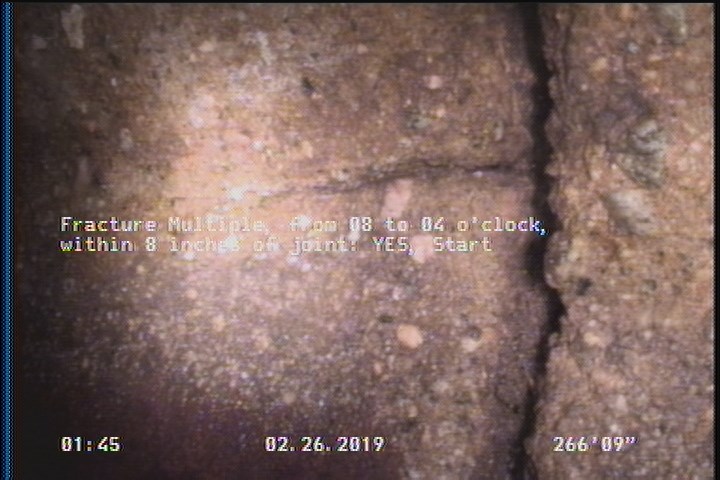 Fracture Multiple, from 08 to 04 o'clock, within 8 inches of joint: YES, Start