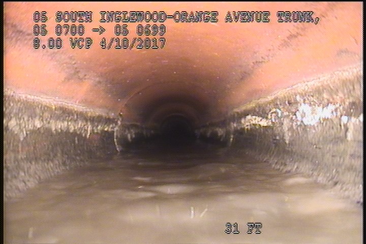 Water Level, Sag in pipe, 40 %of cross sectional area