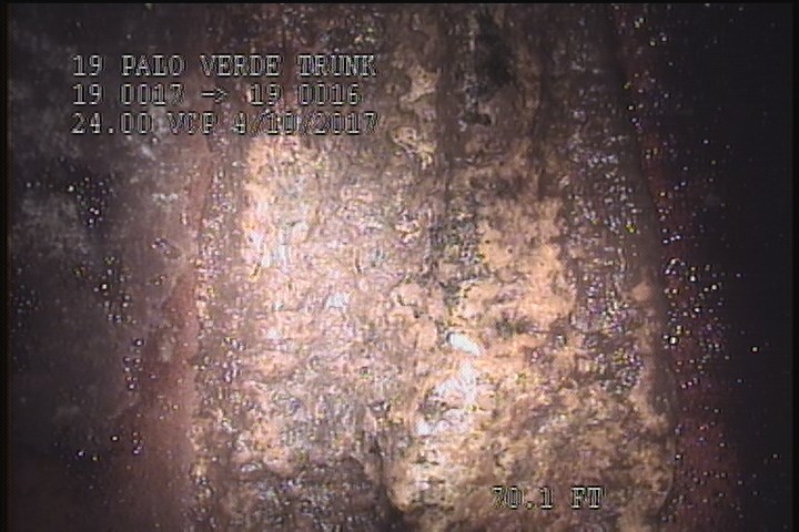General Observation - MINERAL DEPOSITS AT JOINTS, 8 TO 4 OCLOCK, START