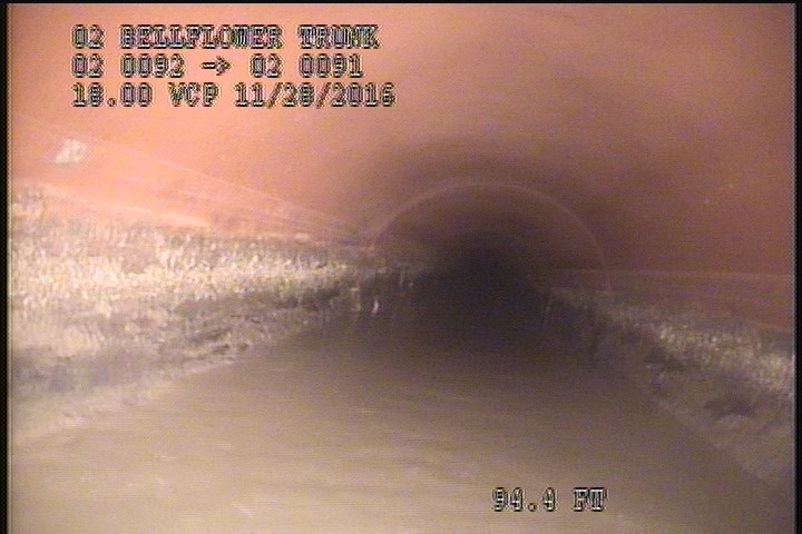 Deposits Attached Grease, 5 %of cross sectional area, from 03 to 09 o'clock, , within 8 inches of joint: YES, Start