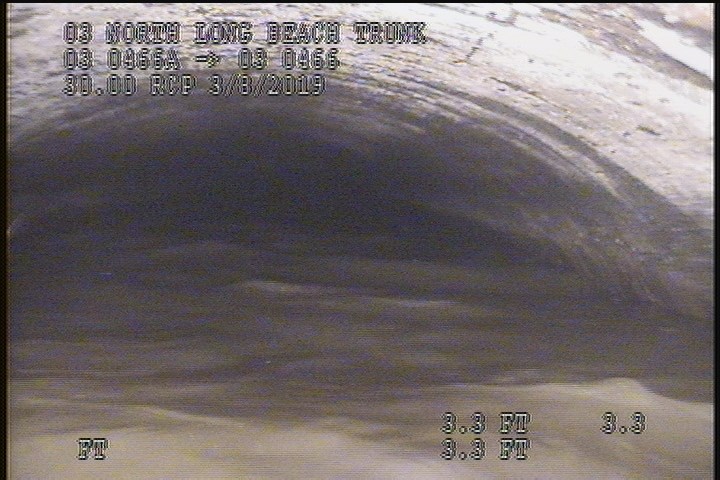 Deposits Attached Grease, 10 %of cross sectional area, from 08 to 04 o'clock, , within 8 inches of joint: YES