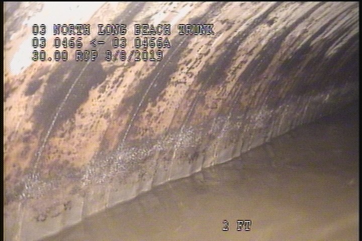 Water Mark, 80 %of cross sectional area