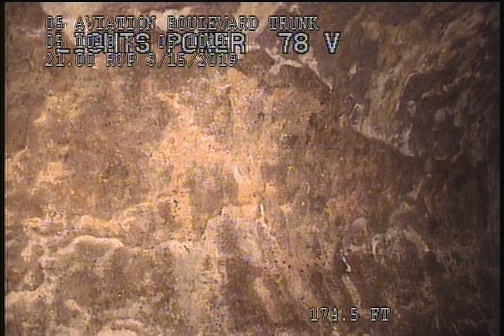 Surface Spalling, from 08 to 04 o'clock, within 8 inches of joint: NO - BLISTERING PEELING CONCRETE