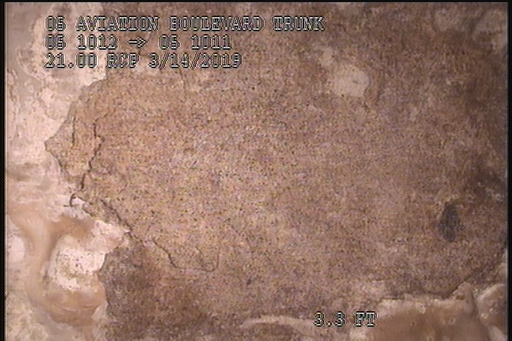 Surface Spalling, from 08 to 04 o'clock, within 8 inches of joint: YES, Start - BLISTERING PEELING CONCRETE