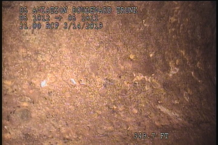 Surface Spalling, from 08 to 04 o'clock, within 8 inches of joint: NO - BLISTERING PEELING CONCRETE