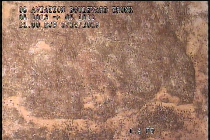 Surface Spalling, from 08 to 04 o'clock, within 8 inches of joint: YES, Start - BLISTERING PEELING CONCRETE