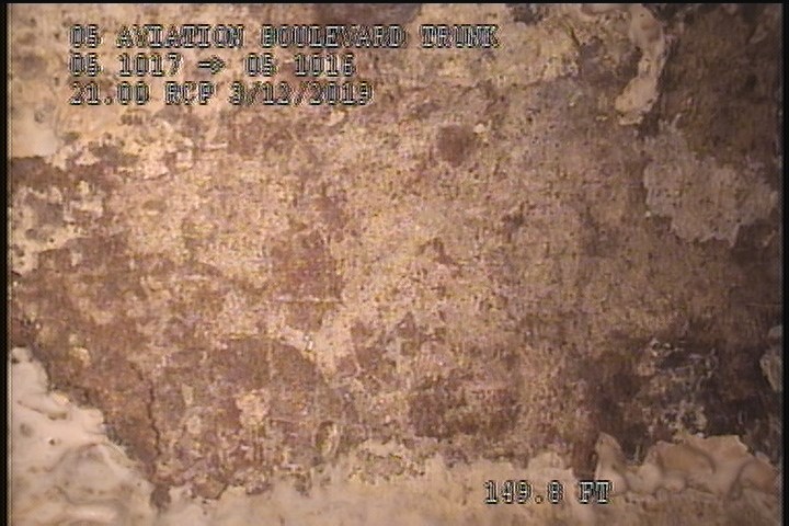 Surface Spalling, from 10 to 02 o'clock, within 8 inches of joint: NO - BLISTERING PEELING CONCRETE