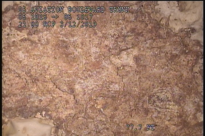 Surface Spalling, from 09 to 03 o'clock, within 8 inches of joint: NO - BLISTERING PEELING CONCRETE