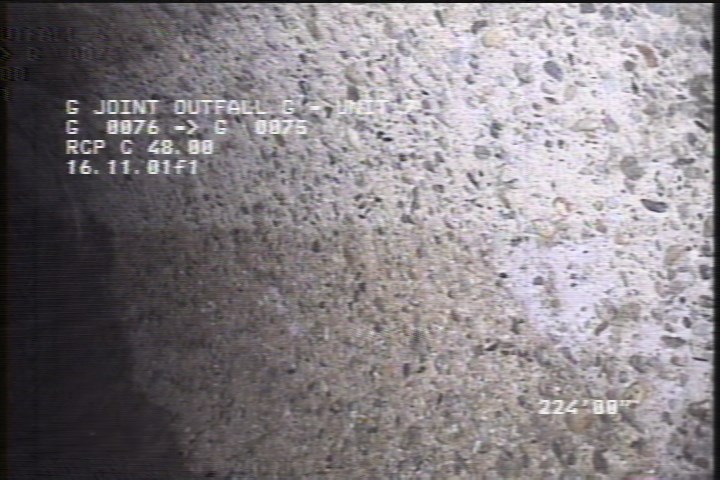 Surface Aggregate Visible, from 10 to 02 o'clock, within 8 inches of joint: YES