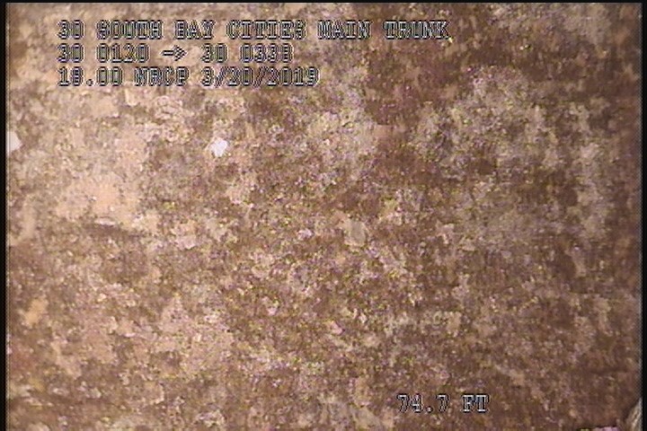 Surface Spalling, from 10 to 12 o'clock, within 8 inches of joint: NO - FLAKING