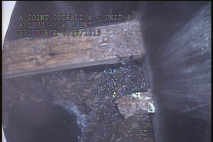 Upstream Manhole, Survey Begins - 9:15 AM