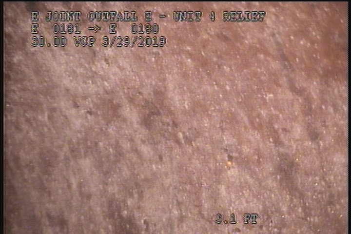 Surface Spalling, from 11 to 01 o'clock, within 8 inches of joint: YES, Start - WHITE FLAKING