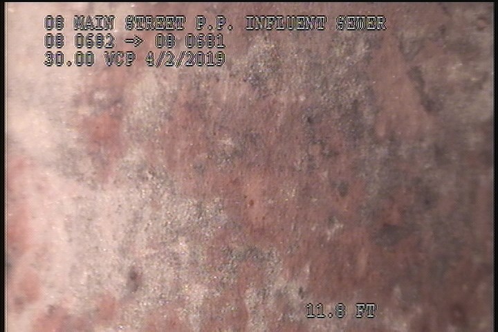 Surface Spalling, from 10 to 02 o'clock, within 8 inches of joint: YES, Start - SLIGHT FLAKING