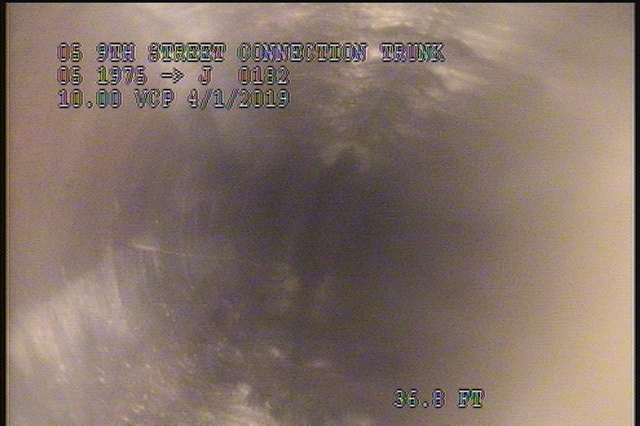 Survey Abandoned - FULL PIPE OF WATER