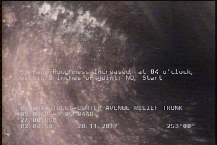 Surface Roughness Increased, from 08 to 04 o'clock, within 8 inches of joint: NO, Start