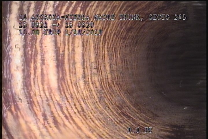 Lining Failure Wrinkled, from 08 to 04 o'clock, within 8 inches of joint: YES, Start