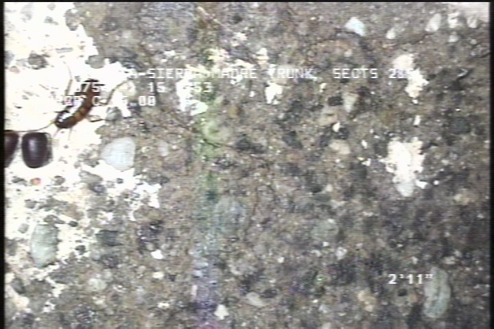 Surface Spalling, from 09 to 03 o'clock, within 8 inches of joint: YES, Start - PEELING CONCRETE SEVERE AGG ATTACHED