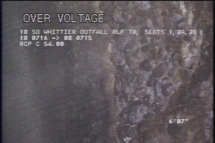 Hole Soil Visible, from 11 to 01 o'clock, within 8 inches of joint: NO - POSSILE SOIL VISIBLE