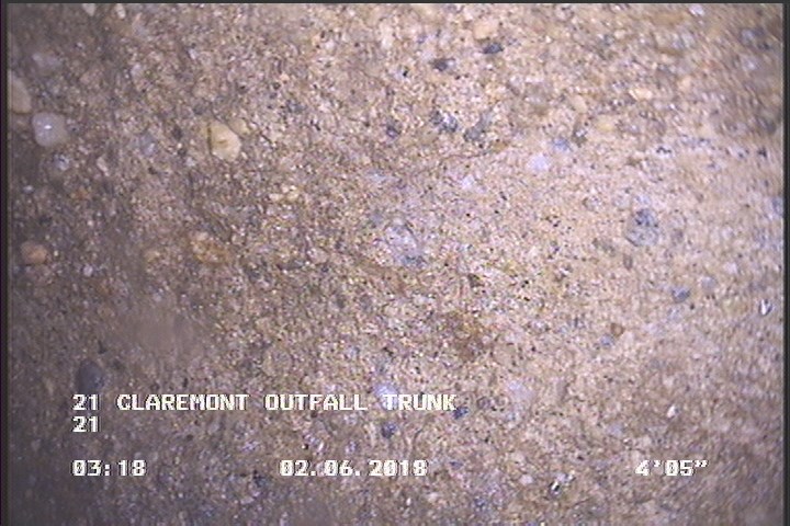 Surface Aggregate Projecting, from 08 to 04 o'clock, within 8 inches of joint: YES, Start