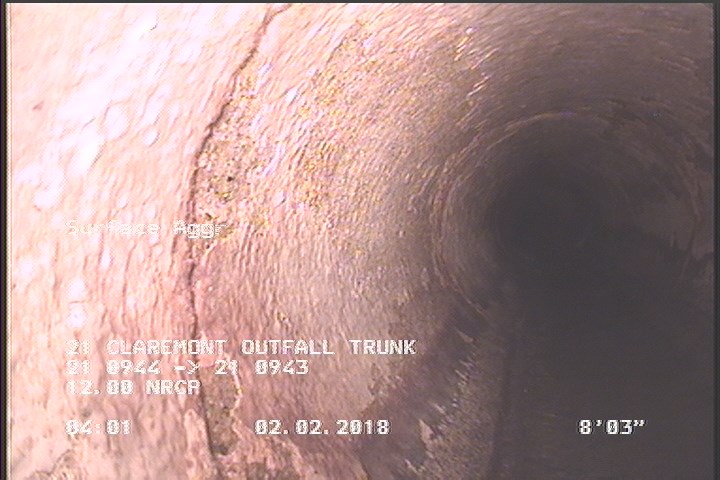 Surface Aggregate Visible, from 08 to 04 o'clock, within 8 inches of joint: NO, Start