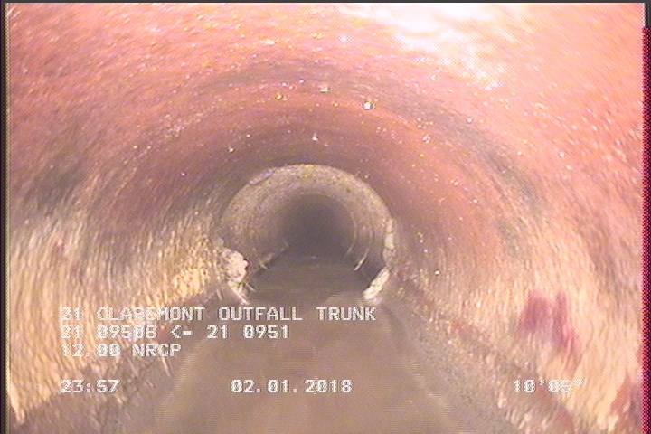 Material Change, Vitrified clay pipe