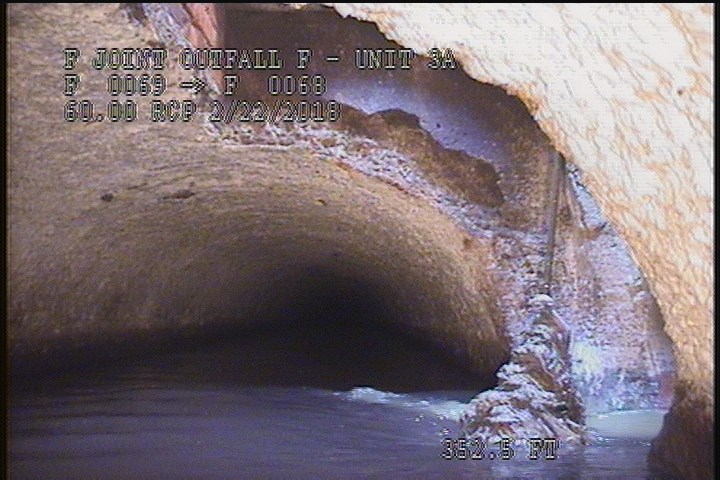 Downstream Manhole, Survey Ends - 1105