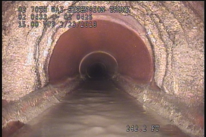 General Observation - 25% MINERIAL DESPOSITE STOPPED CAMERA