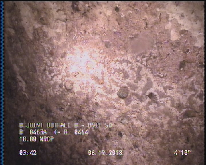 Surface Aggregate Projecting, from 08 to 04 o'clock, within 8 inches of joint: YES, Start
