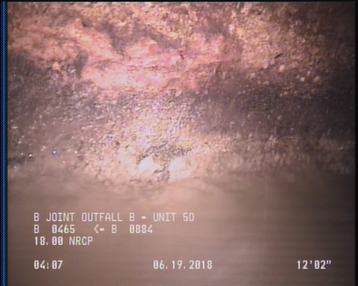 Deposits Attached Grease, 5 %of cross sectional area, from 03 to 09 o'clock, , within 8 inches of joint: YES, Start