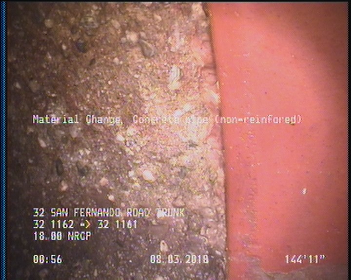 Material Change, Concrete pipe (non-reinfored)
