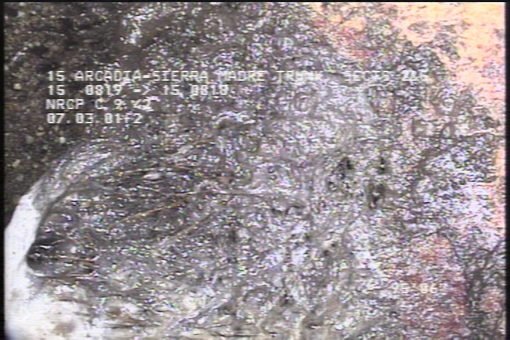 Roots Fine Connection, at 02 o'clock, within 8 inches of joint: NO
