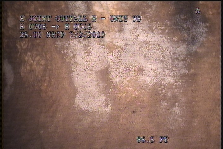 Surface Spalling, from 08 to 04 o'clock, within 8 inches of joint: YES, Start